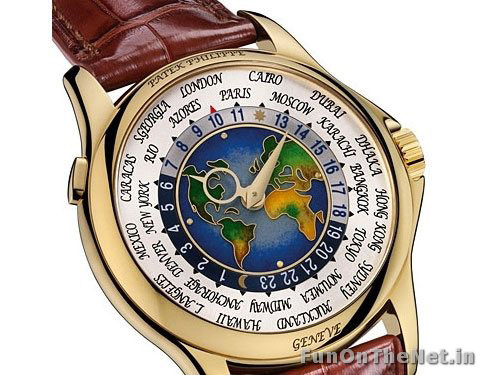 6. Patek Philippe 1939 Platinum. Giá: 4 triệu USD. Một chiếc đồng hồ độc đáo với khả năng chỉ ra thời gian ở rất nhiều thành phố khác nhau trên khắp thế giới. Năm 2002, chiếc 1939 Platinum này được bán với giá 4 triệu USD trong một cuộc đấu giá. 6. Patek Philippe 1939 Platinum. Giá: 4 triệu USD. Một chiếc đồng hồ độc đáo với khả năng chỉ ra thời gian ở rất nhiều thành phố khác nhau trên khắp thế giới. Năm 2002, chiếc 1939 Platinum này được bán với giá 4 triệu USD trong một cuộc đấu giá.