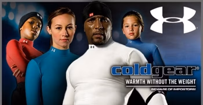 5. Under Armour (Mỹ) Giá trị thương hiệu: 3,5 tỷ USD. Doanh thu dự kiến năm 2012 của Armour là 1,8 tỷ USD, tăng 12% so với năm ngoái, nhờ ra mắt nhiều mẫu mã mới. Đó là giày đá bóng siêu nhẹ Highlight giá 130 USD, giày chạy siêu nhẹ Spine giá 100 USD và đồ lót thể thao Armour Bra 58 USD.