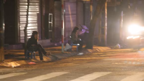 Một điểm tụ tập của gái mại dâm công cộng