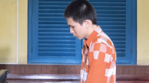 Bị cáo Trần Vinh Quang tại tòa