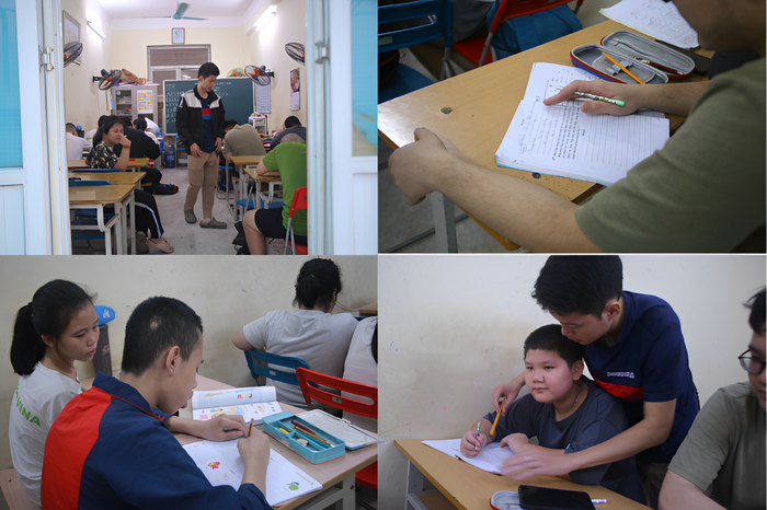 Bên trong lớp học do bà giáo Côi đứng lớp. (Ảnh: Thu Thuỷ) GDVN_anhthu2 (1).png