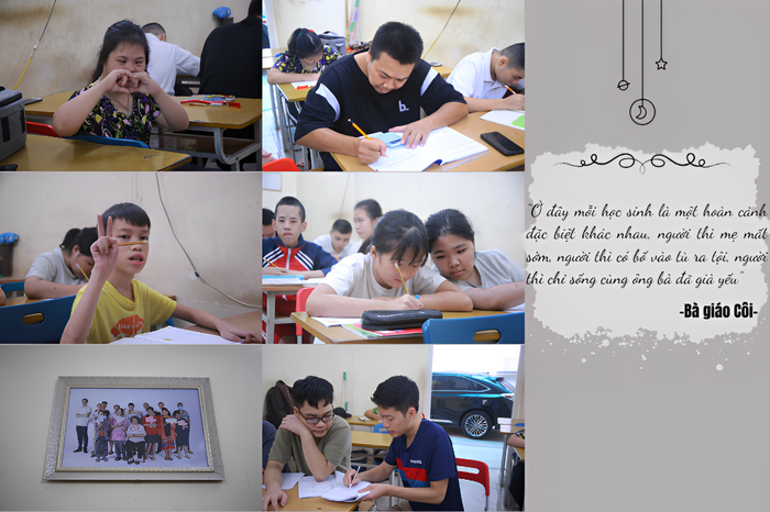 Sự tiến bộ từng ngày của các học trò là niềm vui đối với bà giáo Côi. (Ảnh: Thu Thuỷ) GDVN_anhthu3.png