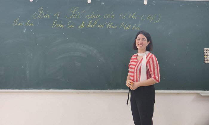 Giáo viên bày tỏ sự kỳ vọng vào một môn Ngữ văn mới hấp dẫn hơn, đánh tan tâm lý sợ văn của học sinh (Ảnh: Phạm Linh) Giáo viên bày tỏ sự kỳ vọng vào một môn Ngữ văn mới hấp dẫn hơn, đánh tan tâm lý sợ văn của học sinh (Ảnh: Phạm Linh)