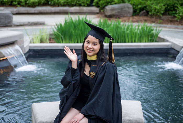 Chị Vũ Anh Phương tốt nghiệp thạc sĩ ngành Thực vật học tại Đại học Purdue. Ảnh: NVCC. d64538dc-bdd7-47c2-96c7-35263fdfebc7.jpg