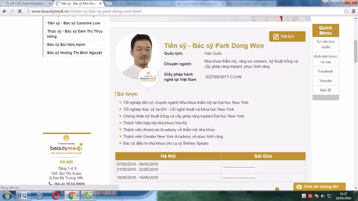 Theo thông tin từ Sở Y tế Hà Nội thì những bác sĩ này chưa được Sở Y tế chấp thuận cấp phép.