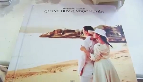 Album ảnh cưới của hotgirl Huyền Baby.