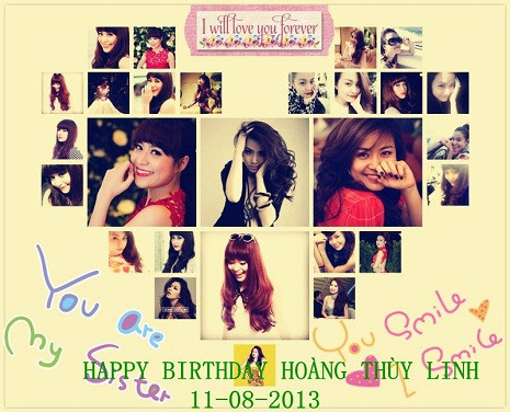 Một fan khác tạng cô tấm hình nhân ngày sinh nhật lần thứ 25. Một fan khác tạng cô tấm hình nhân ngày sinh nhật lần thứ 25.