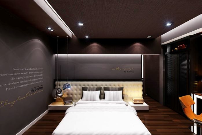 Mai Hồ cho biết, đây là phòng ngủ của mình.