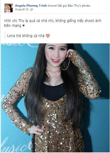 Facebook giả vô tư chia sẻ hình ảnh nghệ sĩ khác rồi bình luận.