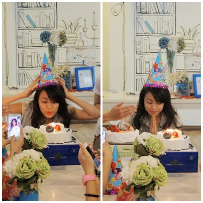 Cô đã có những hành động đáng yêu khiến fan vô cùng thích thú.