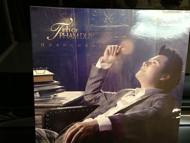 Đĩa than mang tên Tình ca Phạm Duy do chính Quang Dũng biên tập, trình bày và sản xuất.