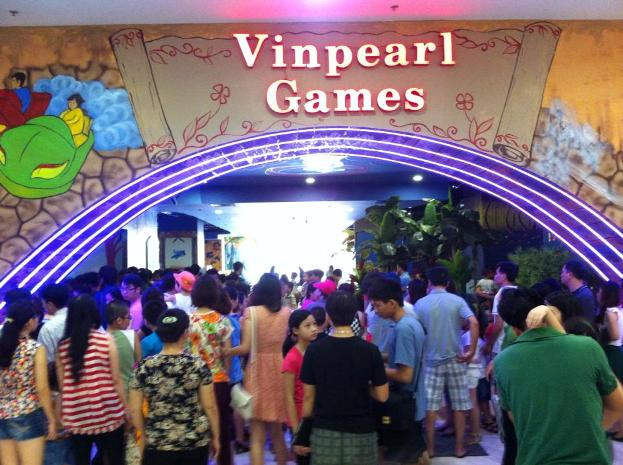 Khu Vinpearl Games với gần 300 máy. Khu Vinpearl Games với gần 300 máy.