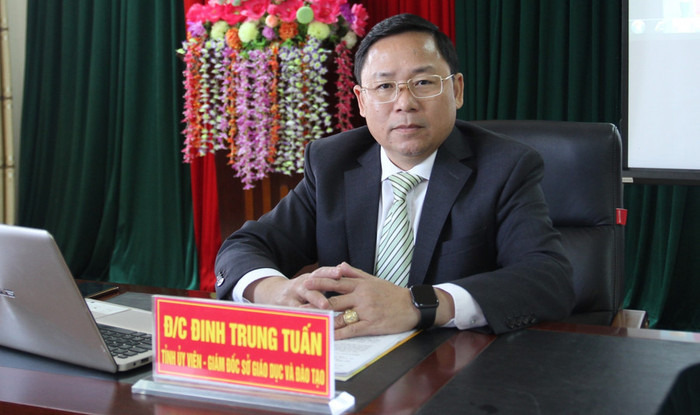 Ông Đinh Trung Tuấn, Giám đốc Sở Giáo dục và Đào tạo Lai Châu. Ảnh: NVCC. Ông Đinh Trung Tuấn, Giám đốc Sở Giáo dục và Đào tạo Lai Châu. Ảnh: NVCC.