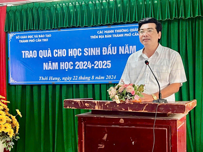 Ông Trần Thanh Bình - Giám đốc Sở Giáo dục và Đào tạo Cần Thơ. Ảnh: NVCC. GĐ SGD Cần Thơ.jpg