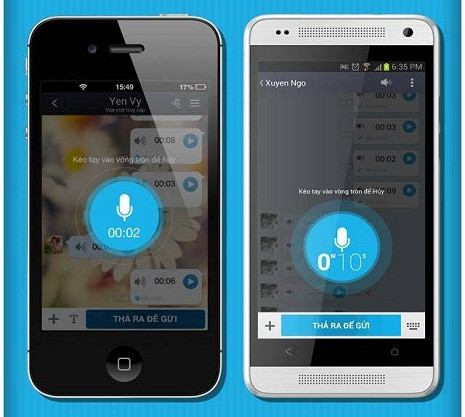 Với các ứng dụng nhắn tin thoại phổ biến hiện nay như Zalo, thao tác nhắn gửi tin nhắn còn trở nên đơn giản hơn với duy nhất một thao tác bấm – thả. Với các ứng dụng nhắn tin thoại phổ biến hiện nay như Zalo, thao tác nhắn gửi tin nhắn còn trở nên đơn giản hơn với duy nhất một thao tác bấm – thả.