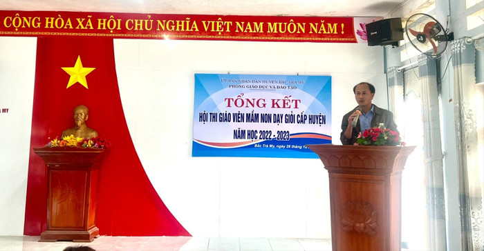 Ông Nguyễn Thanh Tú, Trưởng Phòng Giáo dục và Đào tạo huyện Bắc Trà My, tỉnh Quảng Nam. Ảnh: NVCC. thanh tú.jpg
