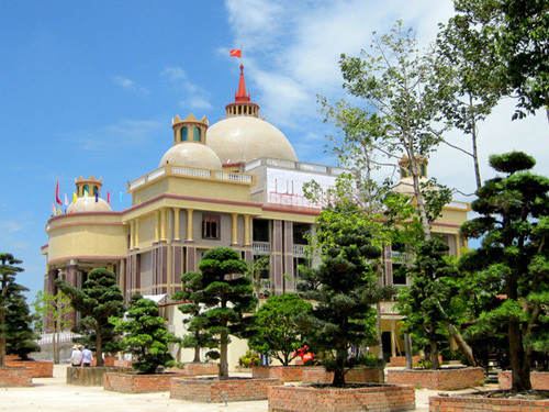 Dinh thự ông Trầm Bê (ở Trà Cú, Trà Vinh) - nơi bị mất cắp sừng tê giác - Ảnh: C.T.V