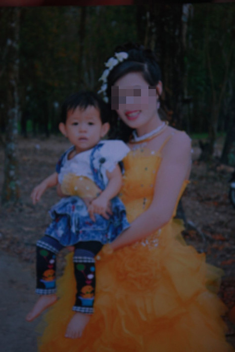 Bé Trâm khi còn sống. Bé Trâm khi còn sống.