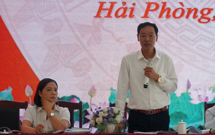 Phó Giám đốc Sở Giáo dục và Đào tạo Phạm Quốc Hiệu kết luận hội nghị (Ảnh: PL) Phó Giám đốc Sở Giáo dục và Đào tạo Phạm Quốc Hiệu kết luận hội nghị (Ảnh: PL)