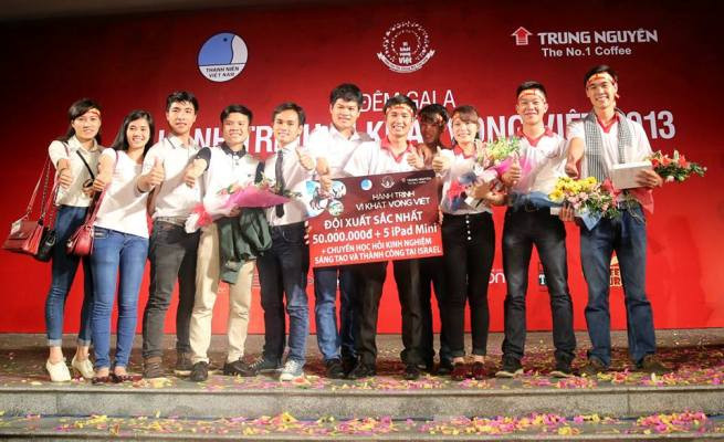 ĐH Nông nghiệp Hà Nội trở thành đội chiến thắng trong Hành trình Vì khát vọng Việt 2013. ĐH Nông nghiệp Hà Nội trở thành đội chiến thắng trong Hành trình Vì khát vọng Việt 2013.