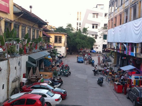 Một góc của khu Zone 9 trong những ngày đầu hoạt động trở lại.