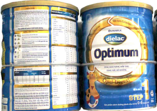 Sản phẩm Dielac Optimum 123 hỗ trợ phát triển chiều cao và cân nặng.