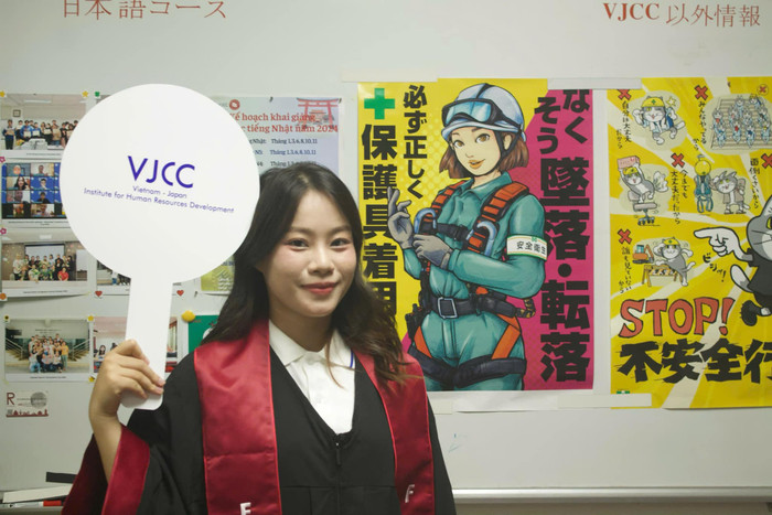 Thu Thủy trong một lần tham gia hội thảo quốc tế giữa Việt Nam - Nhật Bản. Ảnh: NVCC. 6818d8fa-7f36-4df6-8030-c2c2cfa8a6ae.jpg