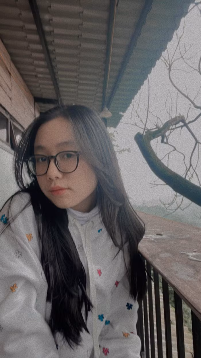 Nữ sinh Nguyễn Ngọc Diễm, lớp 11 Anh, Trường Trung học phổ thông chuyên Lê Quý Đôn, tỉnh Quảng Trị. (Ảnh: Nhân vật cung cấp)