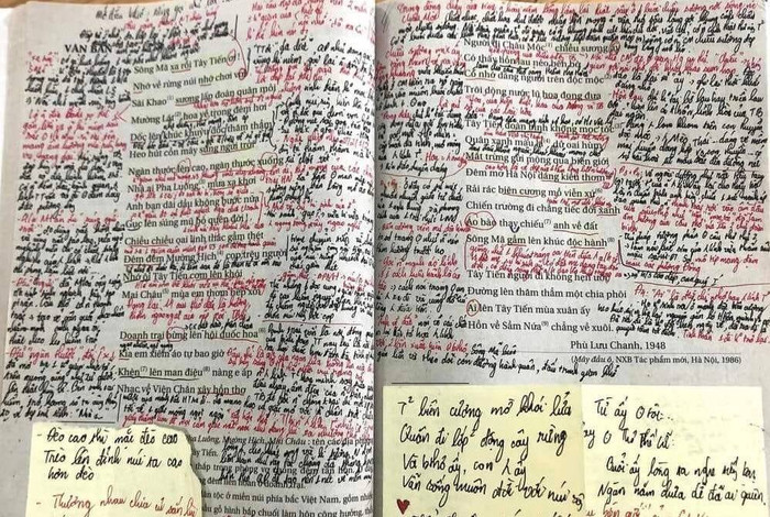 Việc ghi chép vào sách giáo khoa thế này có khoa học? (Ảnh: Facebook)