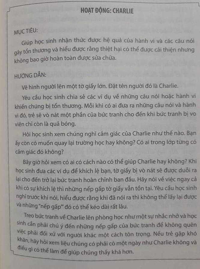 Một &quot;giáo án&quot; trong sách &quot;Kỷ luật tích cực&quot; của Jane Nelsen. (Nguồn ảnh: Viettimes.vn)
