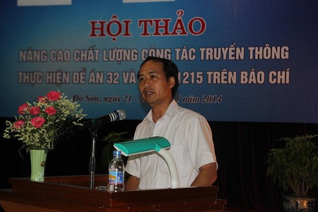 Ông Nguyễn Văn Hồi - Cục trưởng Cục Bảo trợ Xã hội phát biểu tại hội thảo. Ông Nguyễn Văn Hồi - Cục trưởng Cục Bảo trợ Xã hội phát biểu tại hội thảo.