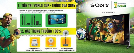 Khách hàng có cơ hội tham gia hai chương trình khuyến mãi khi mua các sản phẩm mang thương hiệu Sony tại PICO.