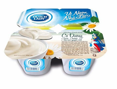 Sữa chua thanh trùng Cô Gái Hà Lan có đường.