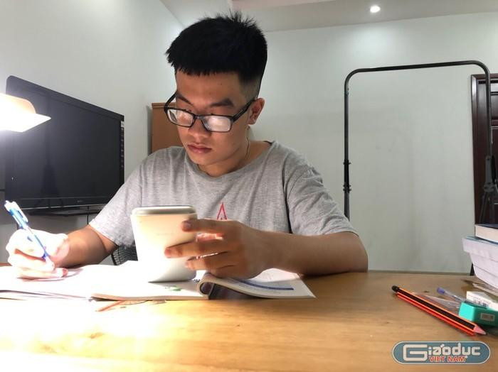 Lê Kim Khôi đạt số điểm khối B. là 29.8 (Ảnh gia đình cung cấp) Lê Kim Khôi đạt số điểm khối B. là 29.8 (Ảnh gia đình cung cấp)