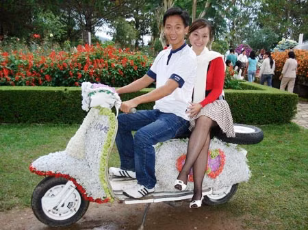 Vợ chồng Hiếu những ngày còn hạnh phúc.