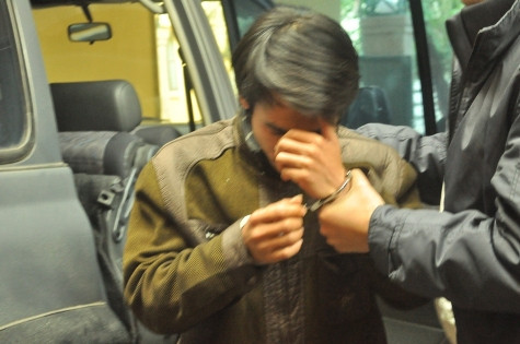 Nguyễn Hữu Dưỡng tại cơ quan công an Nguyễn Hữu Dưỡng tại cơ quan công an