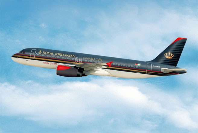Royal Jordanian Airlines: Royal Jordanian Airlines là hãng hàng không quốc gia của Jordan, với trụ sở đặt tại Amman. Royal Jordanian Airlines: Royal Jordanian Airlines là hãng hàng không quốc gia của Jordan, với trụ sở đặt tại Amman.