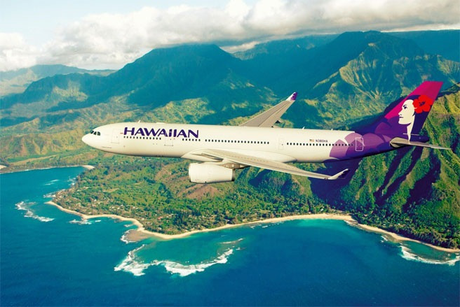 Hawaiian Airlines: Hawaiian Airlines là hãng bay lớn nhất ở Hawaii, và là hãng hàng không thương mại lớn thứ 11 ở mỹ. Hãng có trụ sở ở Honolulu, Hawaii. Hawaiian Airlines: Hawaiian Airlines là hãng bay lớn nhất ở Hawaii, và là hãng hàng không thương mại lớn thứ 11 ở mỹ. Hãng có trụ sở ở Honolulu, Hawaii.