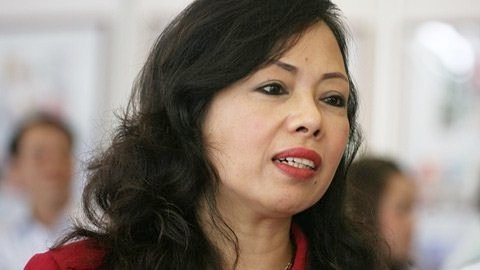 Bộ trưởng Y tế Nguyễn Thị Kim Tiến.