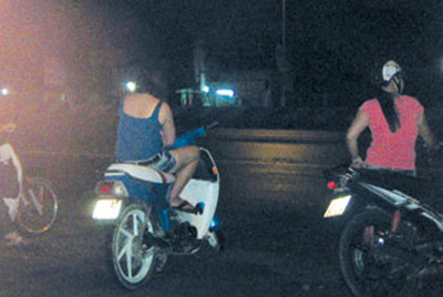 Gái mại dâm hoạt động hằng đêm xung quanh khu vực ngã ba 621