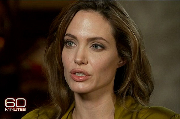 Angelina Jolie: "Tôi vẫn là gái hư" ảnh 1 Angelina Jolie chia sẻ trong chương trình '60 Minutes'. Ảnh: CBS.