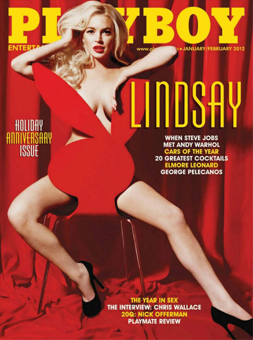 Lindsay Lohan trên trang bìa Playboy số mới nhất. Lindsay Lohan: ‘Chụp nude giúp tôi tự tin’