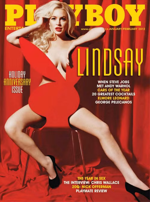 Lindsay Lohan trên trang bìa Playboy số mới nhất. Lindsay Lohan: ‘Chụp nude giúp tôi tự tin’