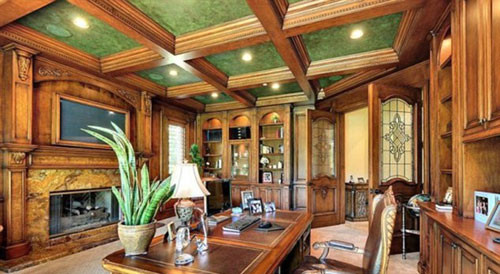 Thư viện chủ yếu được thiết kế từ gỗ.