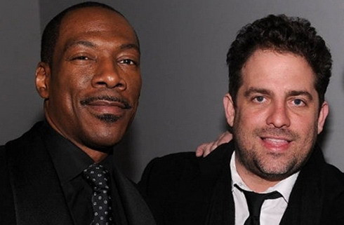 Eddie Murphy và bạn thân Brett Ratner, nhà sản xuất truyền hình của giải Oscar vừa từ chức cuối tuần trước. Ảnh: Zimbio.