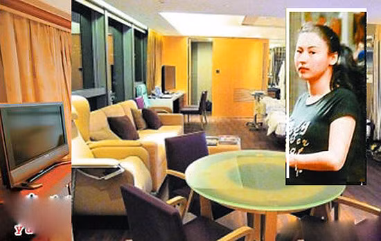 Phòng sinh của Bá Chi với tiện nghi cao cấp không thua gì khách sạn 5 sao.