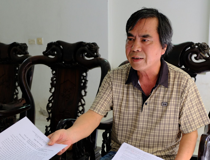 Ông Dương Thế Hảo - người khởi kiện Trường Đại học Kinh tế Quốc dân. gdvn_11.JPG