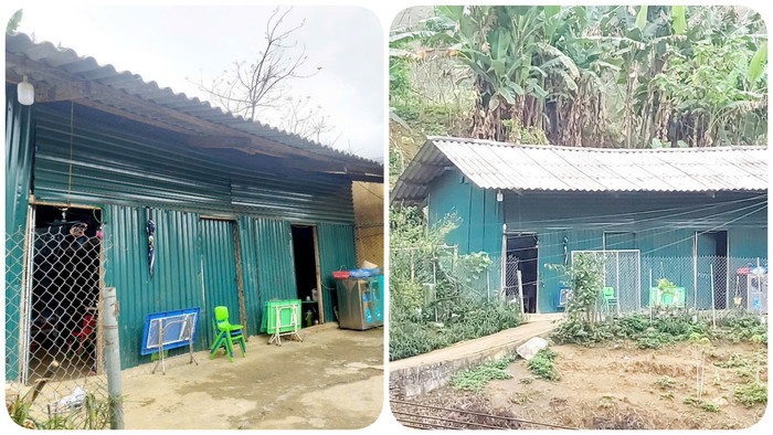 Gian nhà công vụ tại Trường Mầm non Thái Sơn (huyện Bảo Lâm, tỉnh Cao Bằng). Ảnh: NVCC.