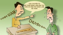 Tranh biếm họa về tinh giản biên chế (Ảnh: Vietnamnet.vn). Tranh biếm họa về tinh giản biên chế (Ảnh: Vietnamnet.vn).