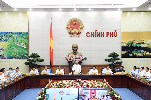 Hội nghị về cải cách hành chính diễn ra sáng 17/8. Ảnh:Quang Hiếu